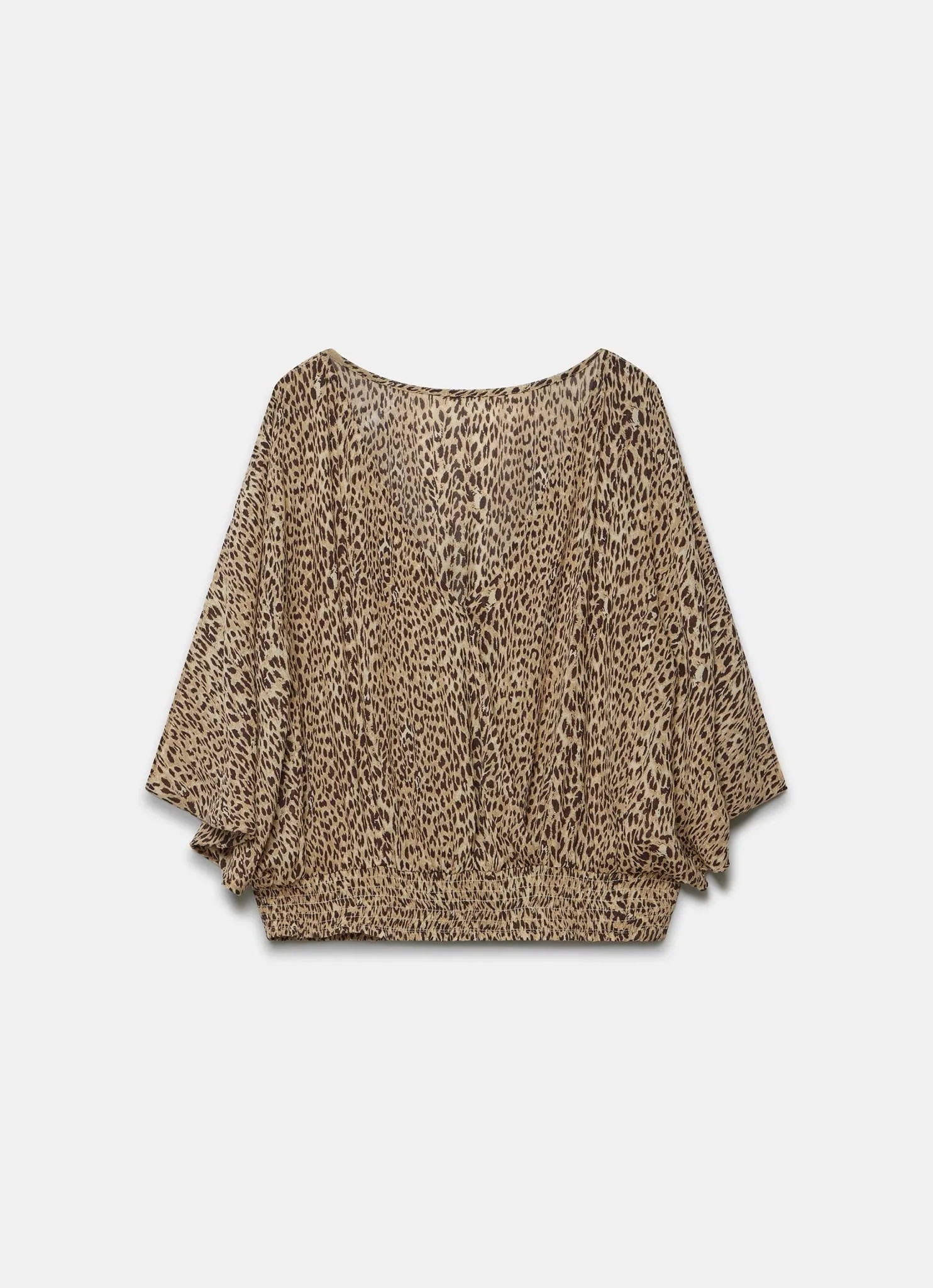 Leopard Print Split Sleeve Top sold by Mint Velvet product image thumbnail 5