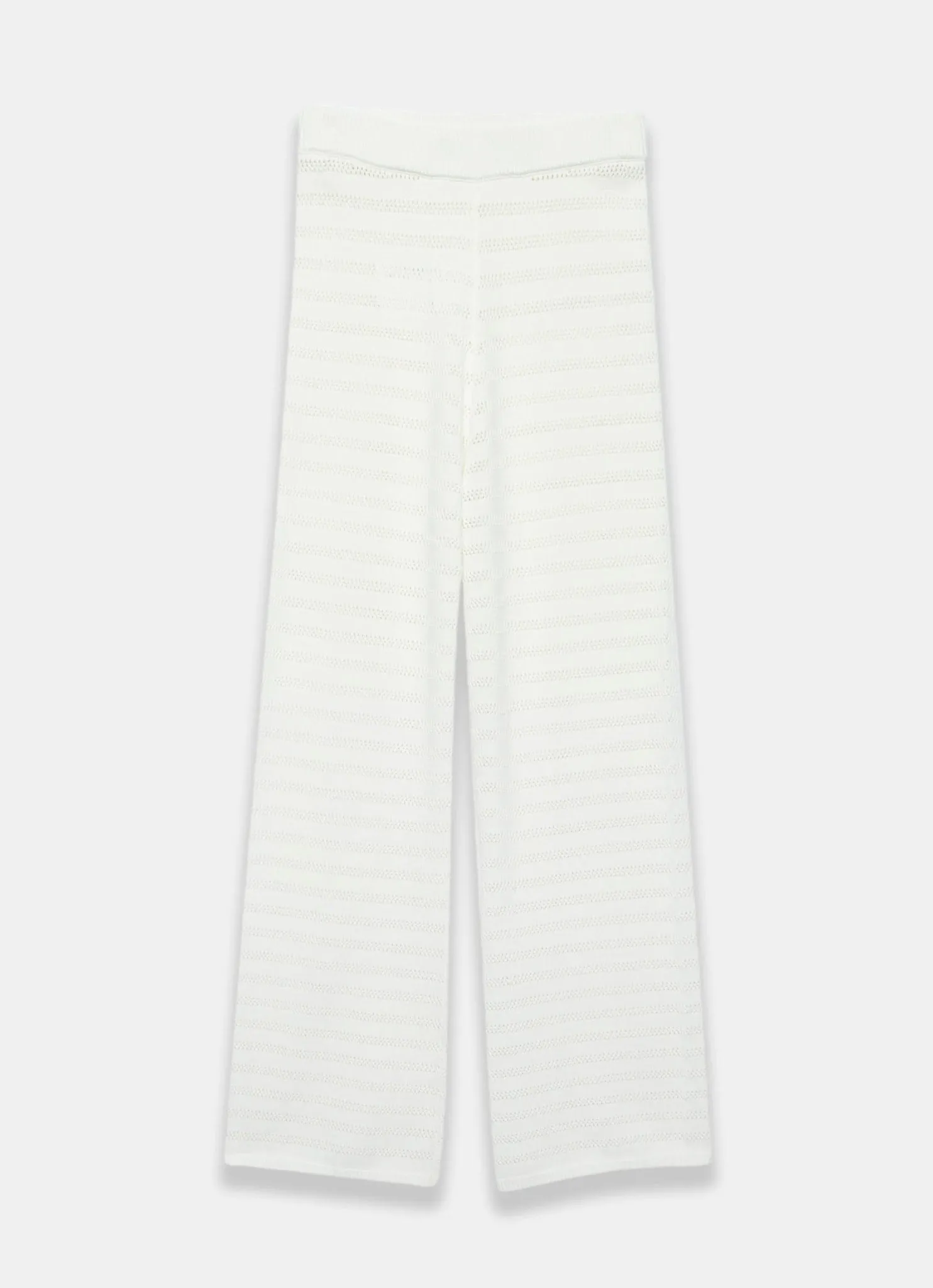 Cream Cotton Crochet Trousers sold by Mint Velvet product image thumbnail 5