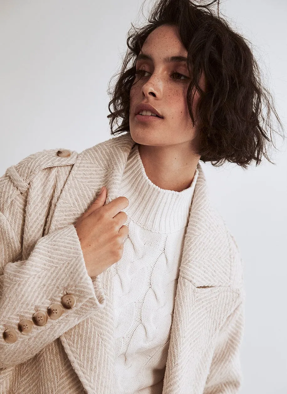 Beige Double Breasted Coat sold by Mint Velvet product image thumbnail 3