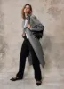 Grey Cotton Relaxed Trench Coat sold by Mint Velvet