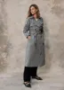 Grey Cotton Relaxed Trench Coat sold by Mint Velvet