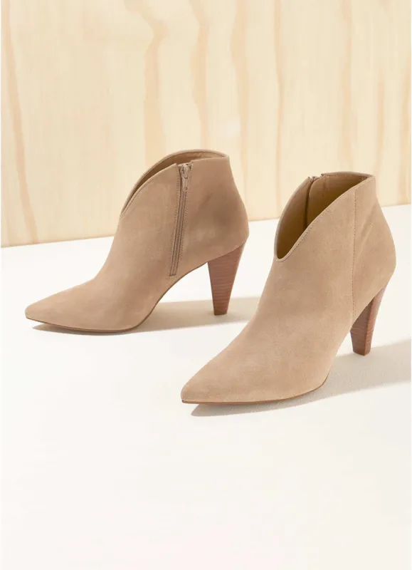 Finny Sand Suede Ankle Boots sold by Mint Velvet