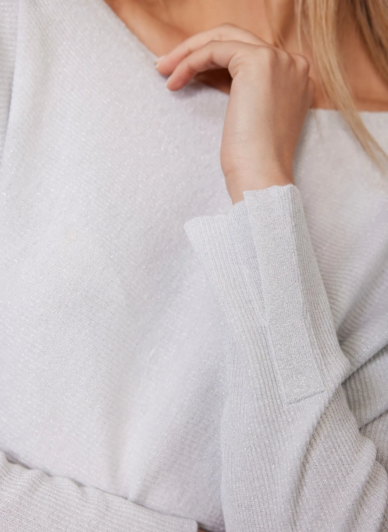 Silver Batwing Jumper sold by Mint Velvet product image thumbnail 3