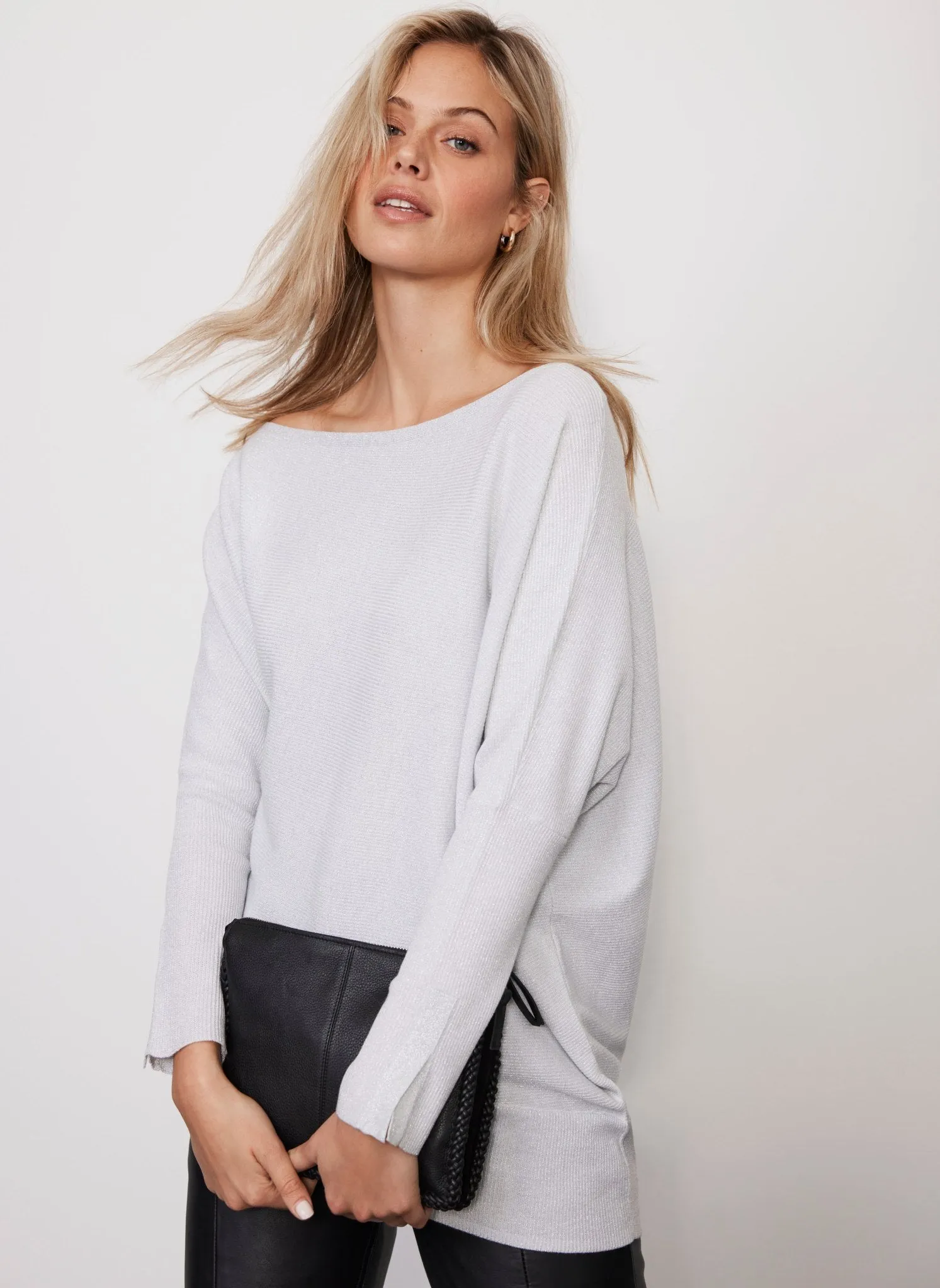 Silver Batwing Jumper sold by Mint Velvet
