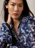 Blue Abstract Print Blouse sold by Mint Velvet