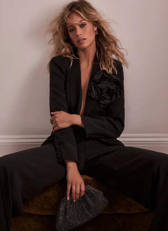 Black Shawl Collar Blazer sold by Mint Velvet