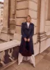 Navy Cotton Relaxed Trench Coat sold by Mint Velvet