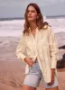 Yellow Textured Oversized Shirt sold by Mint Velvet