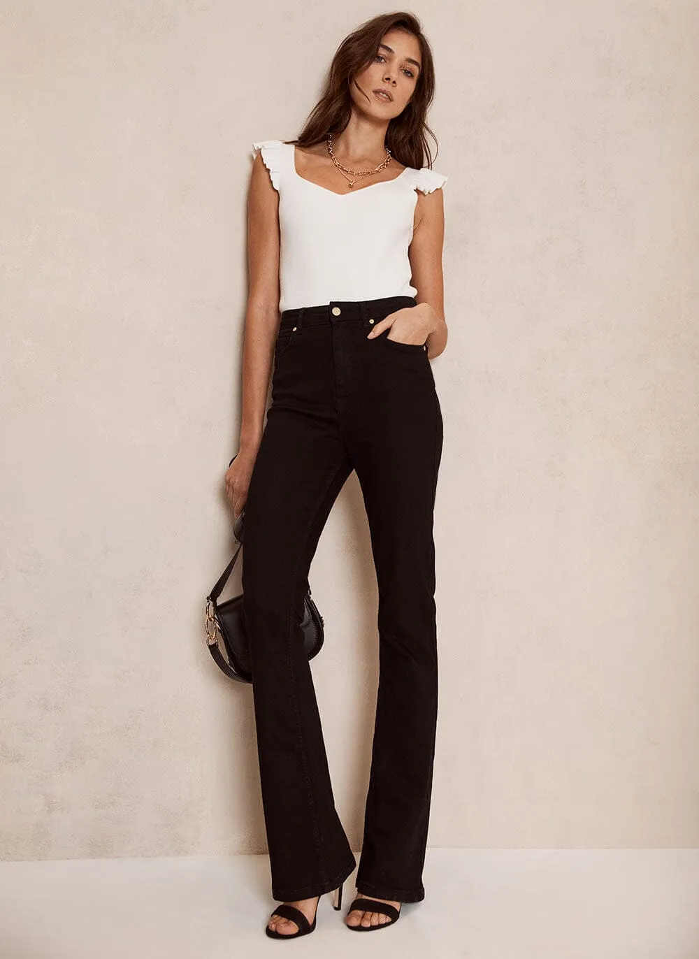 Idaho Black Bootcut Jeans sold by Mint Velvet