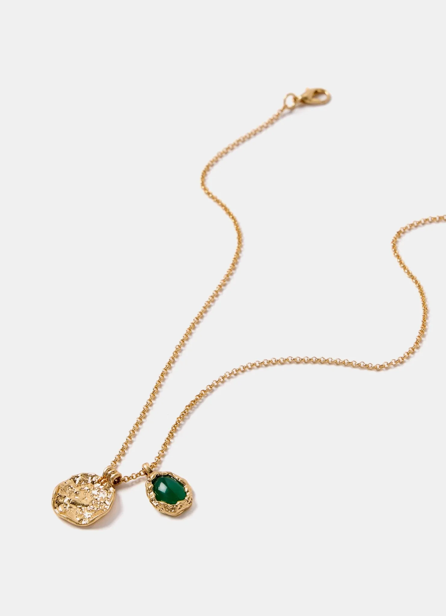 Green Stone Pendant Necklace sold by Mint Velvet product image thumbnail 3