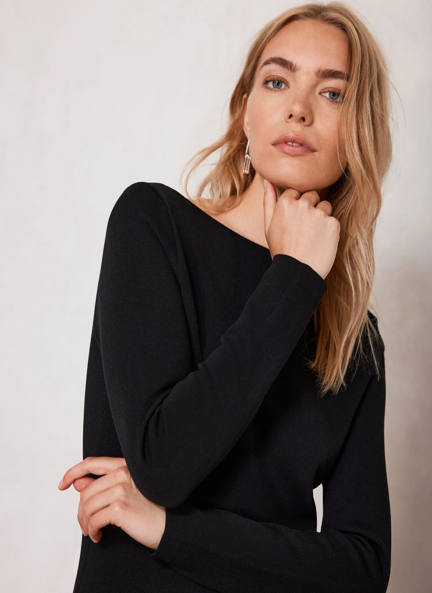 Black Fringed Maxi Dress sold by Mint Velvet product image thumbnail 3