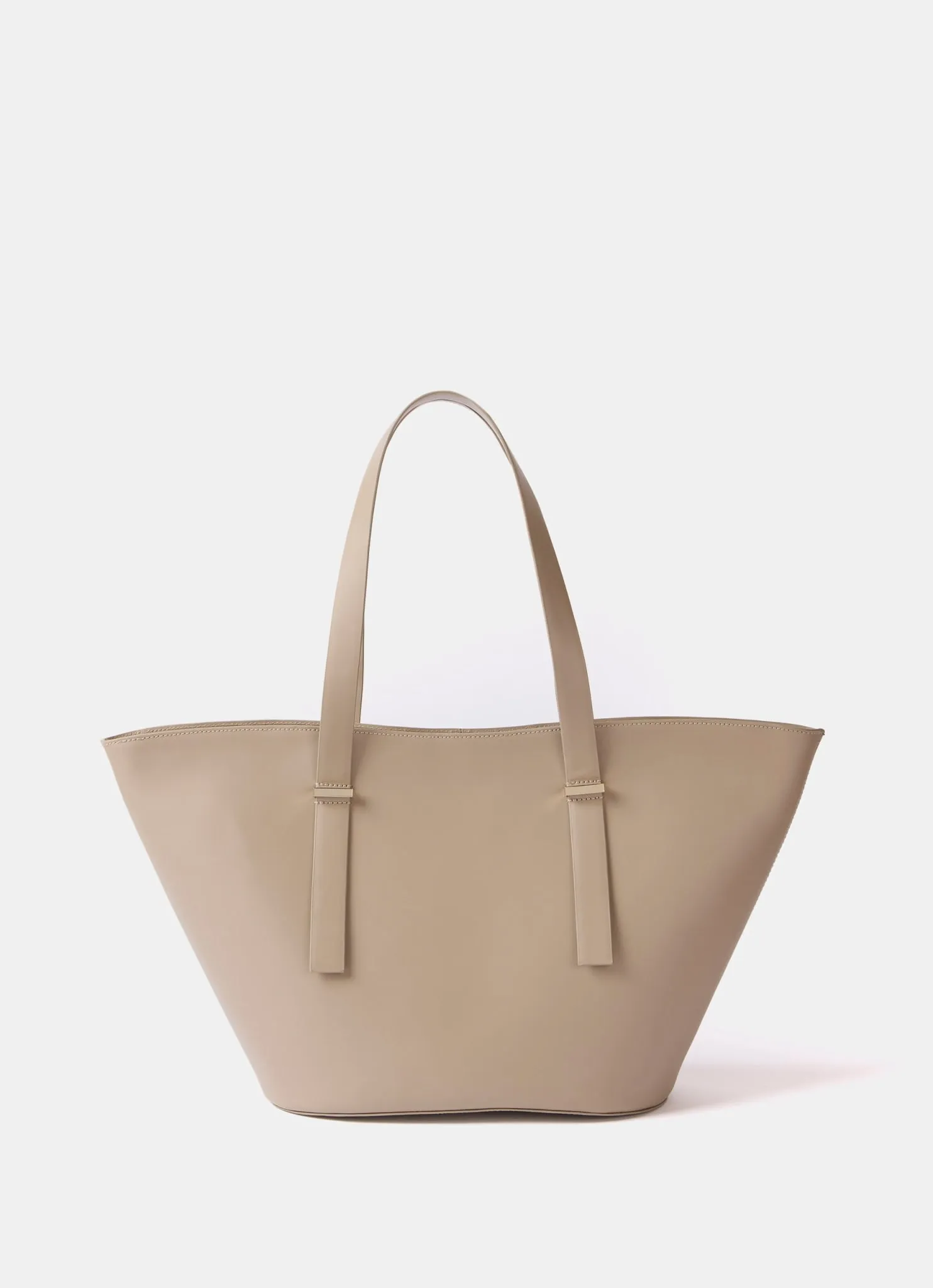 Taupe Leather Tote Bag sold by Mint Velvet product image thumbnail 2
