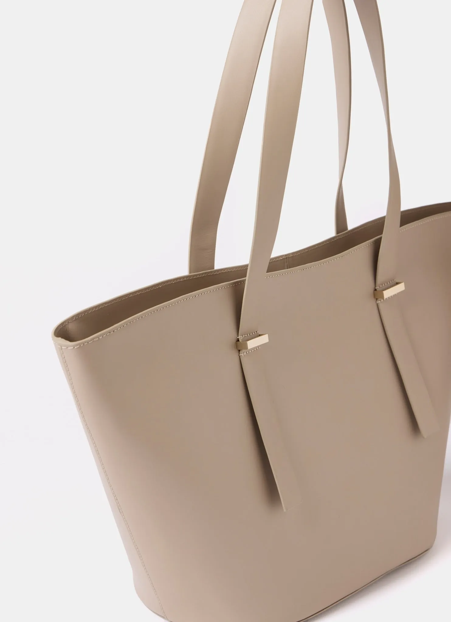 Taupe Leather Tote Bag sold by Mint Velvet product image thumbnail 3