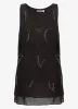 Black Embellished Long Cami sold by Mint Velvet