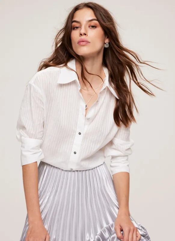 White Striped Shirt sold by Mint Velvet