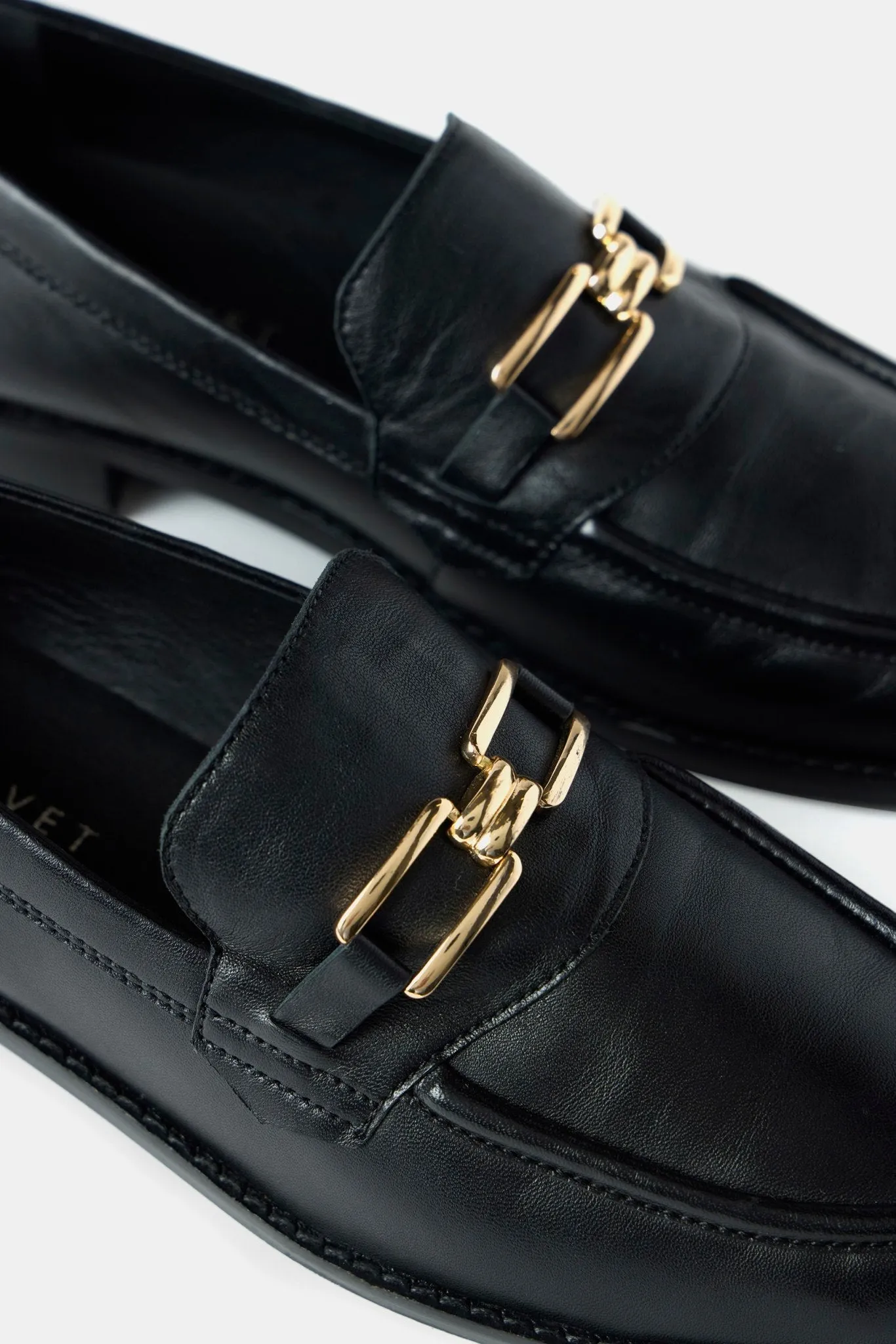 Black Leather Classic Loafers sold by Mint Velvet product image thumbnail 5