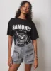 Black Ramones Graphic T-Shirt sold by Mint Velvet