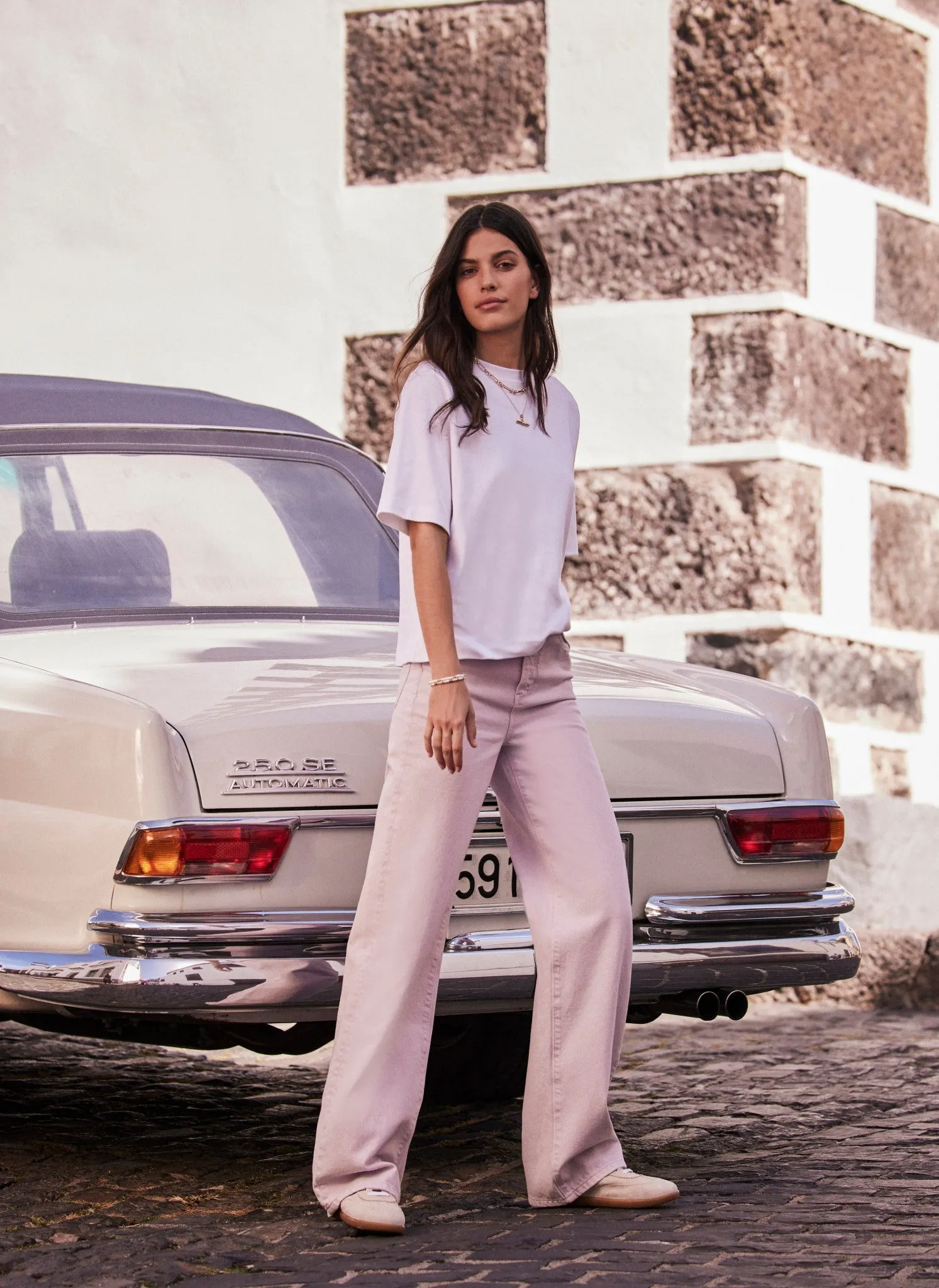 Lilac Workable Wide Jeans sold by Mint Velvet product image thumbnail 3