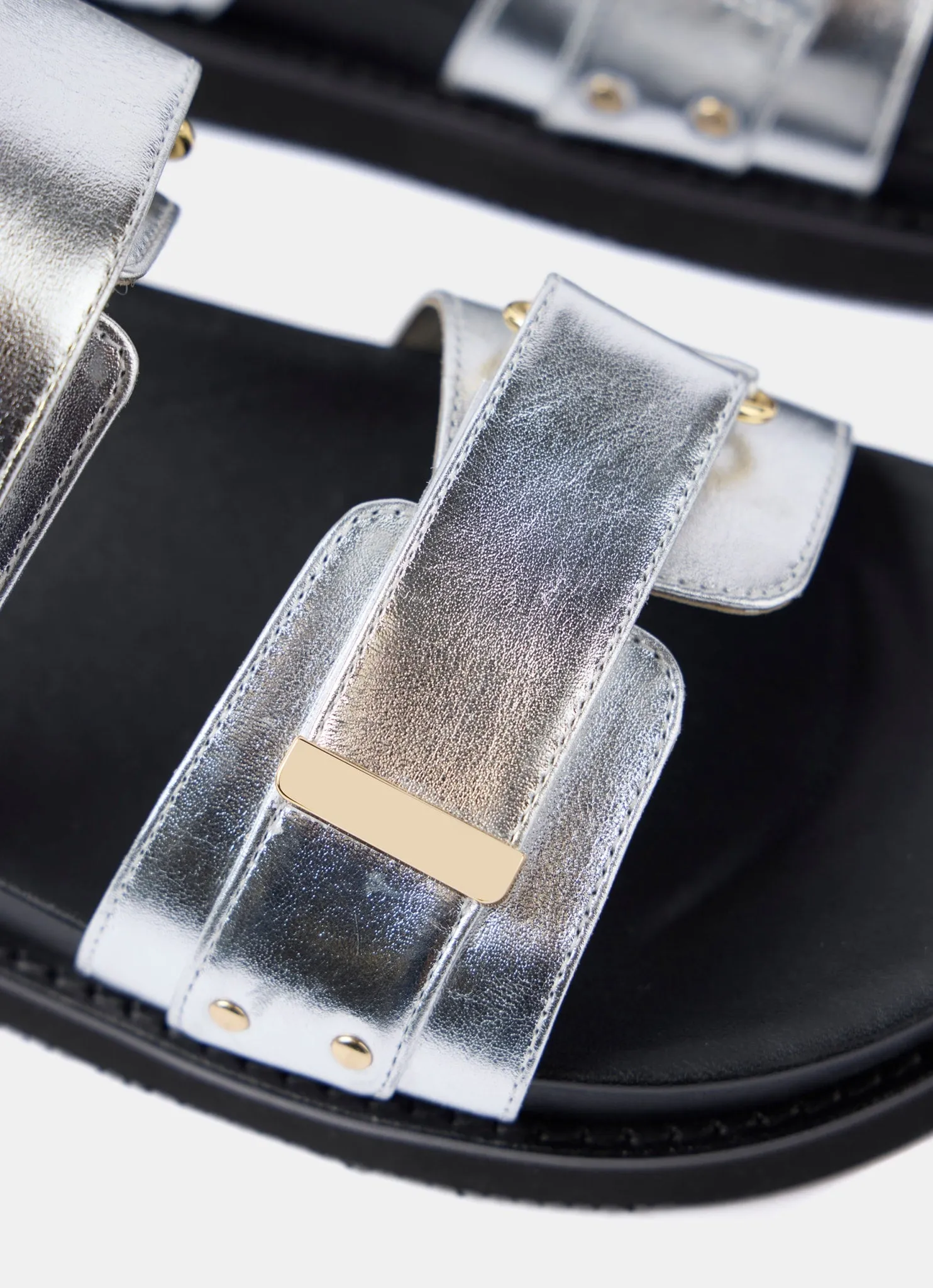 Silver Leather Sandals sold by Mint Velvet product image thumbnail 5