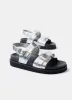 Silver Leather Sandals sold by Mint Velvet