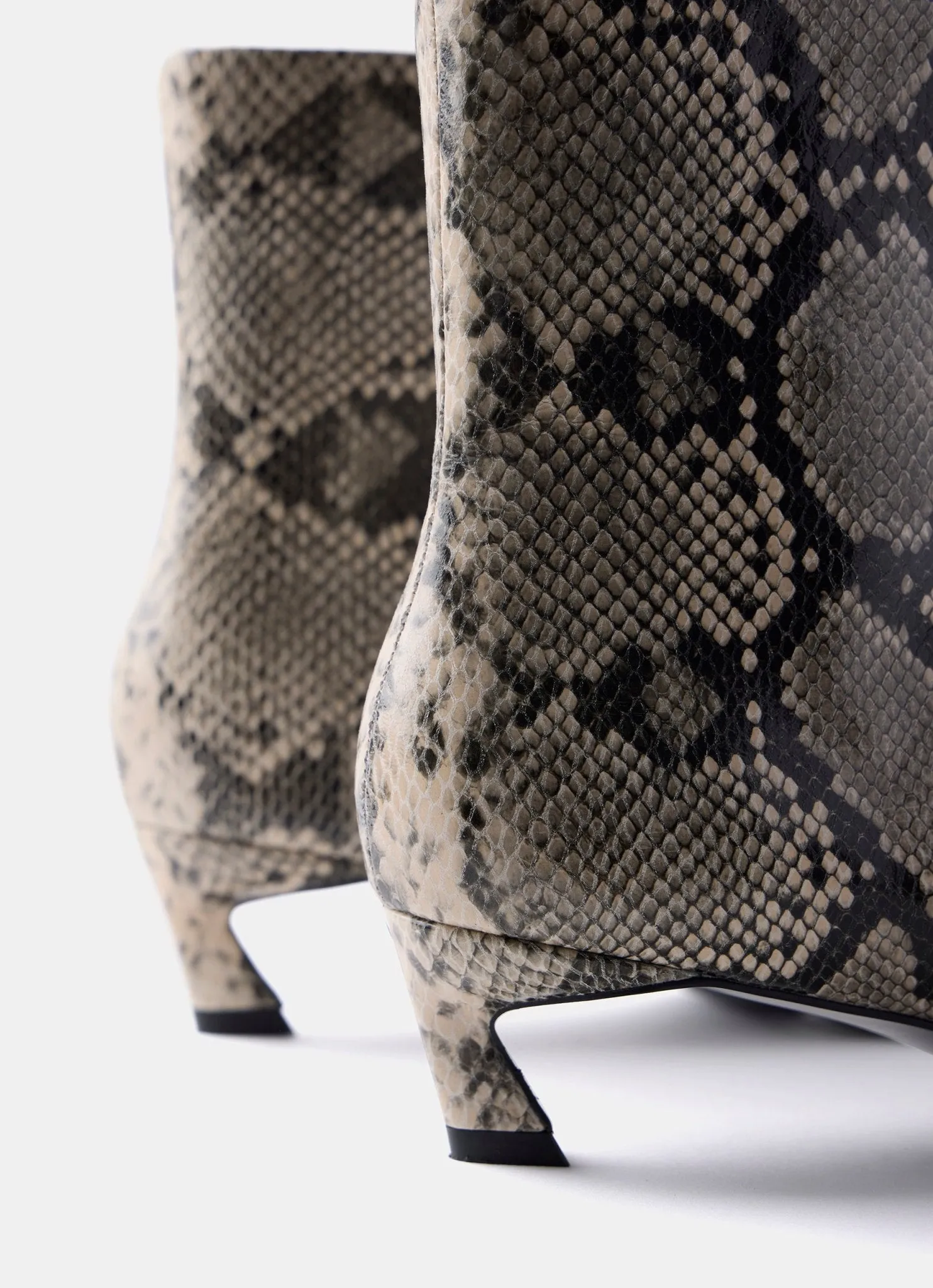 Issy Snake Print Leather Ankle Boot sold by Mint Velvet product image thumbnail 5