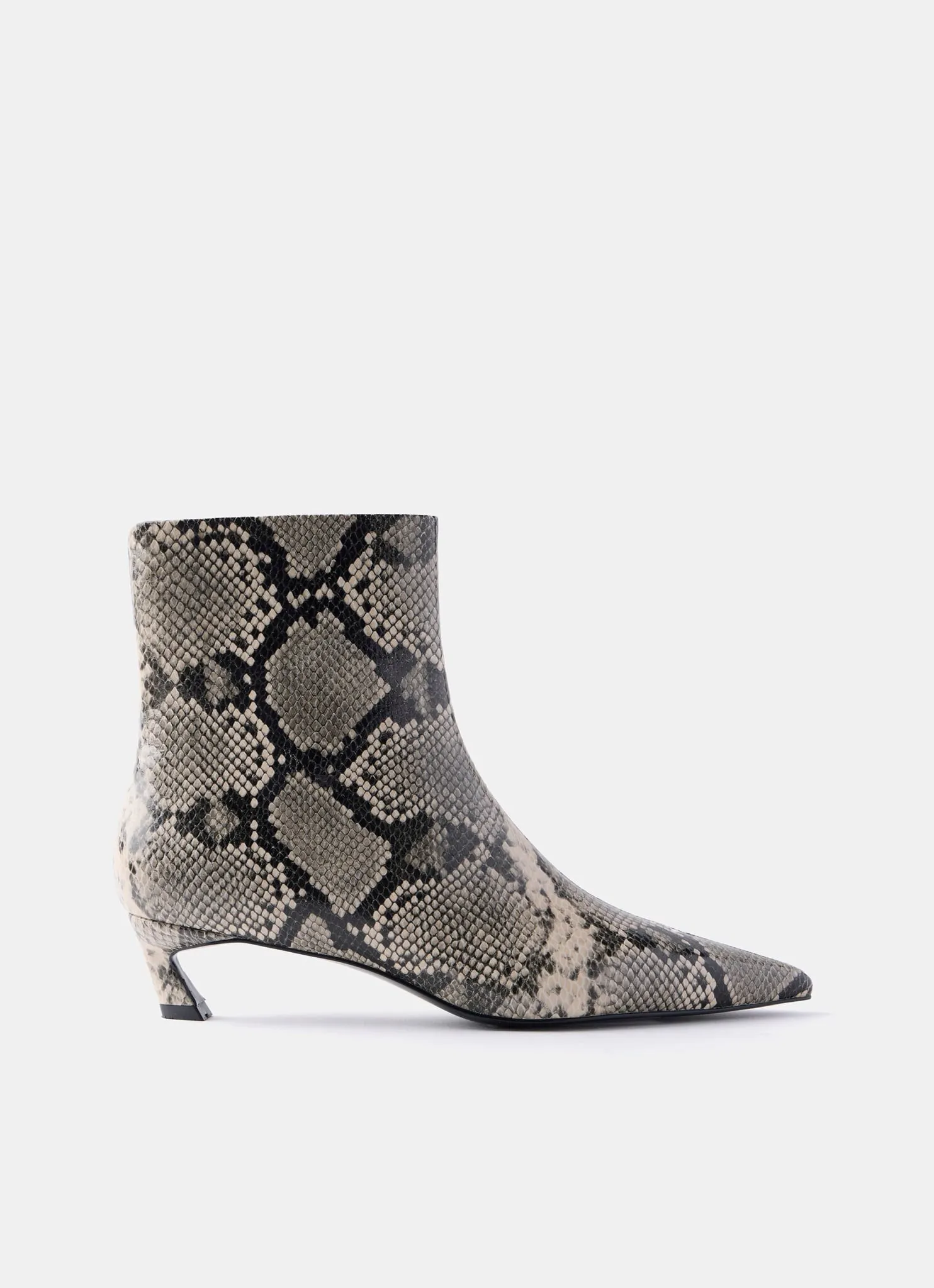 Issy Snake Print Leather Ankle Boot sold by Mint Velvet product image thumbnail 2