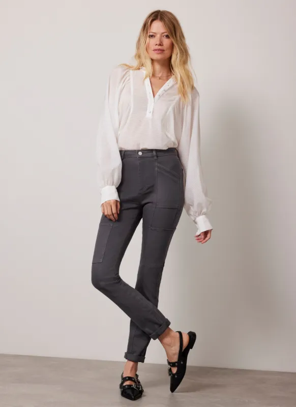 Grey Carpenter Slim Jeans sold by Mint Velvet