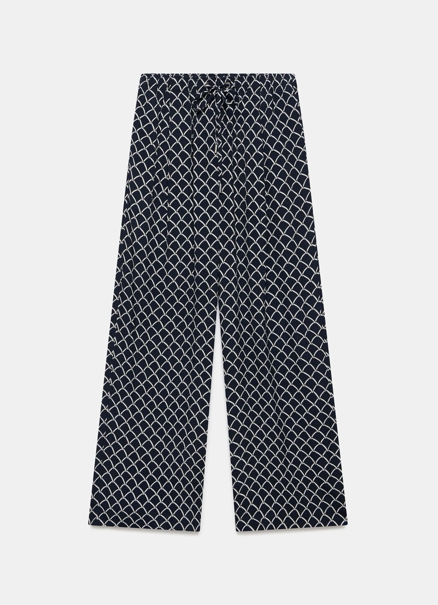 Navy Print Wide Leg Trousers sold by Mint Velvet product image thumbnail 5