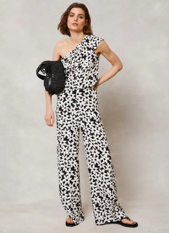 Dorothy Print One Shoulder Top sold by Mint Velvet