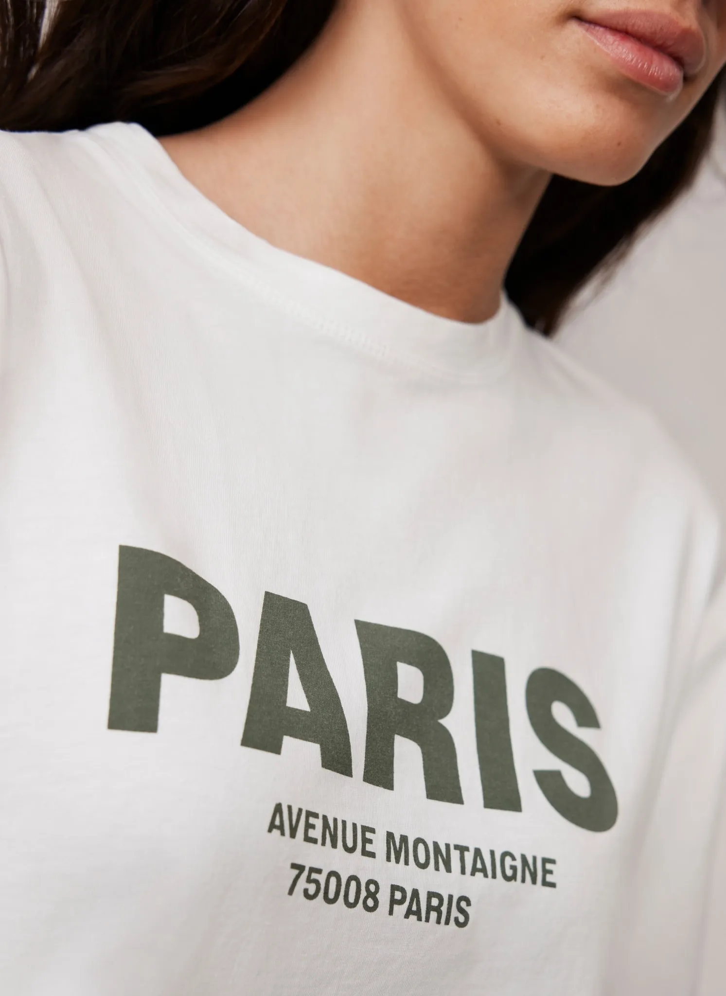 White Paris Slogan T-Shirt sold by Mint Velvet product image thumbnail 3
