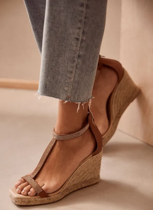 Lilian Tan Embellished Wedges sold by Mint Velvet
