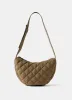 Khaki Quilted Sling Bag sold by Mint Velvet