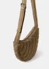 Khaki Quilted Sling Bag sold by Mint Velvet