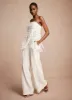 White Disc Fringe Bandeau Top sold by Mint Velvet