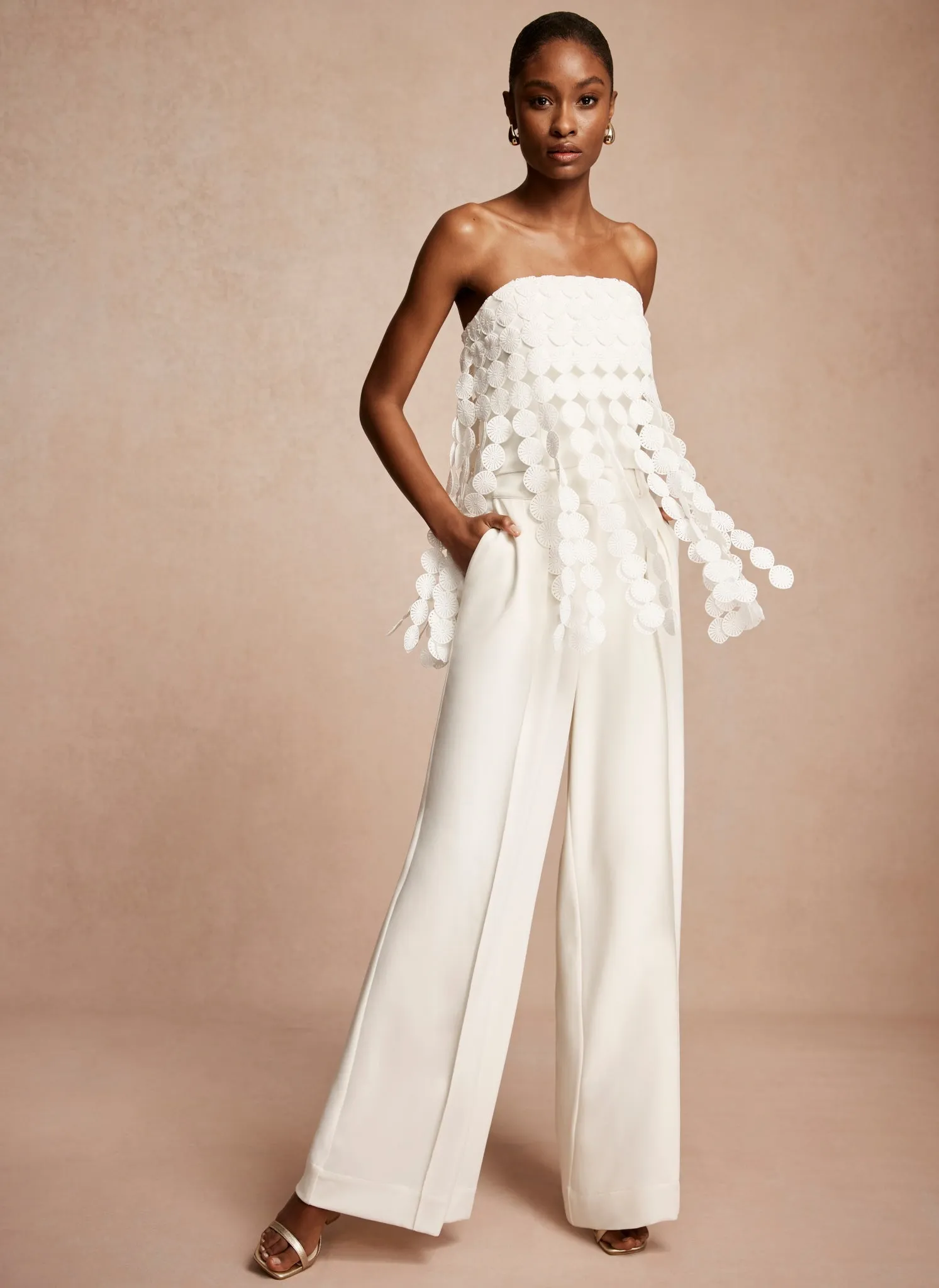 FULL FRINGE OVER TOP ホワイト FULL FRINGE OVER TOP ホワイト