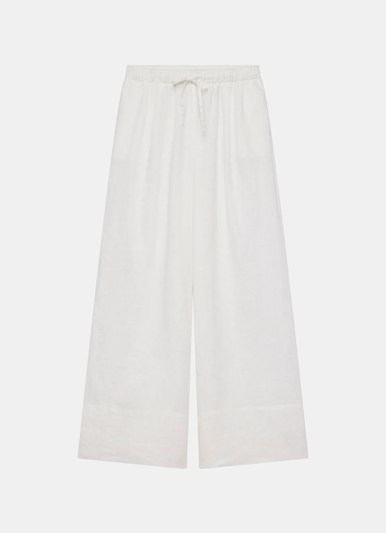 White Linen Wide Leg Trousers sold by Mint Velvet product image thumbnail 4