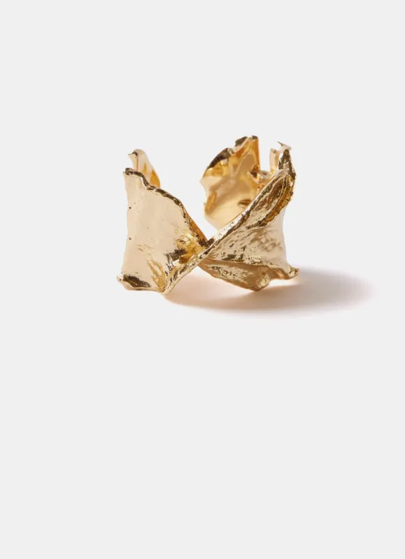 Gold Tone Statement Bangle sold by Mint Velvet