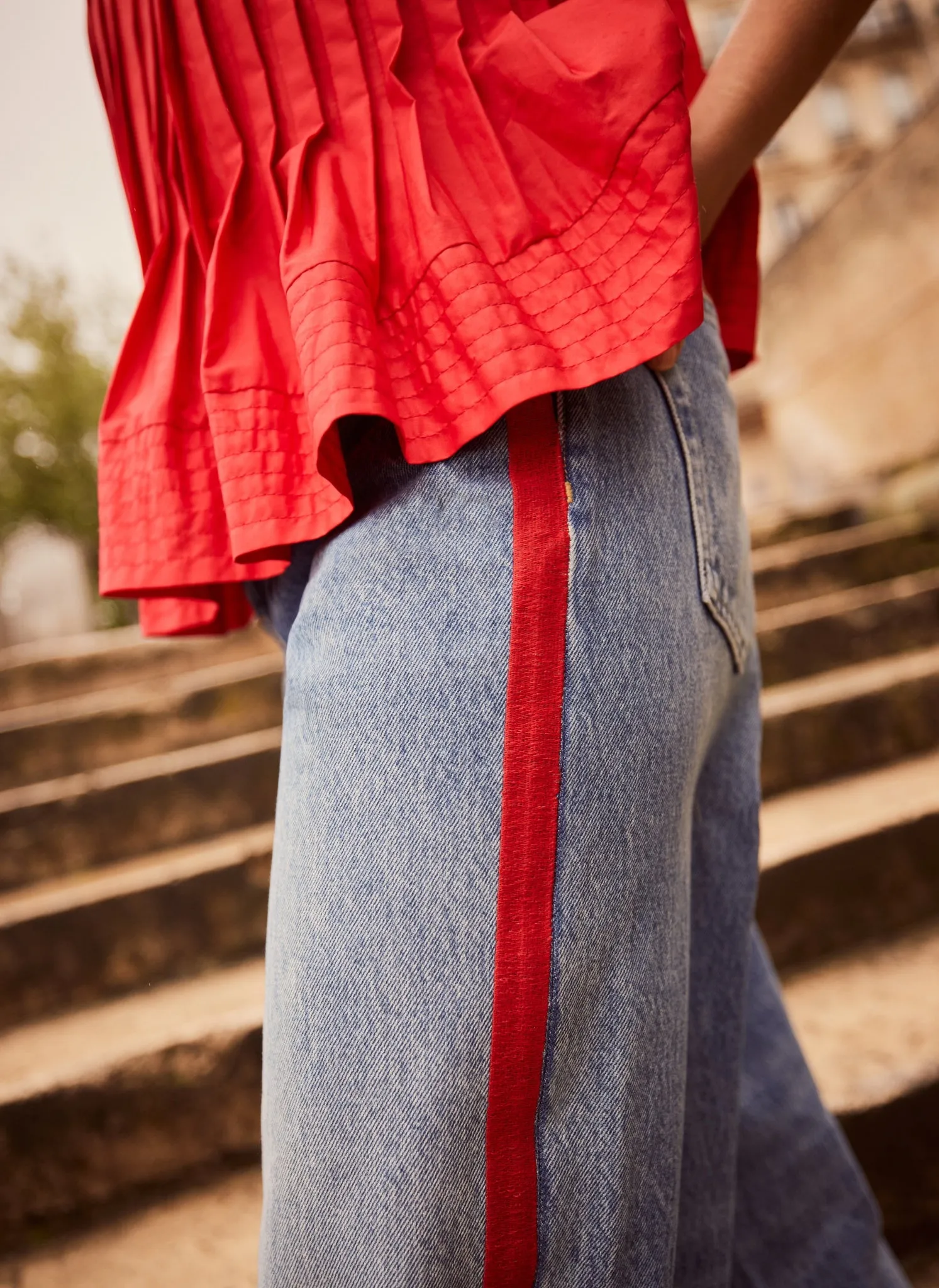 Workable Wide Side Stripe Jean sold by Mint Velvet product image thumbnail 4