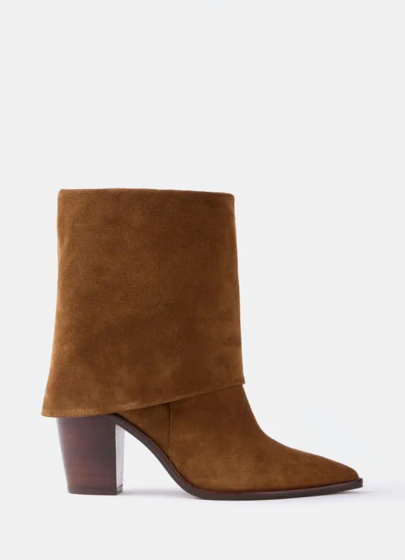 Tan Suede Ankle Boots sold by Mint Velvet