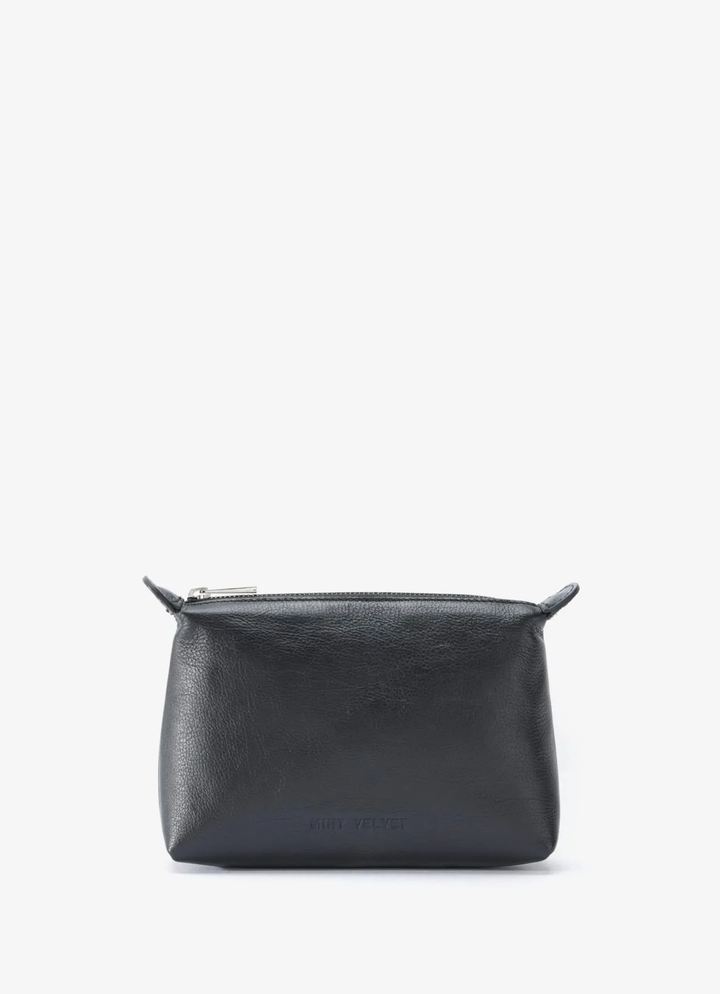 Black Leather Makeup Bag sold by Mint Velvet product image thumbnail 2