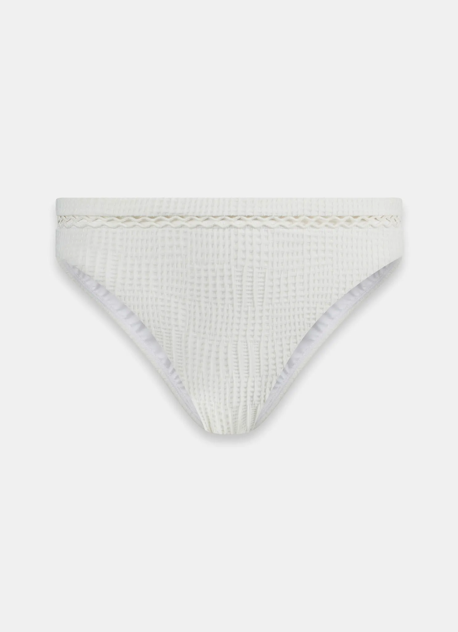 Cream Crinkle Bikini Top sold by Mint Velvet product image thumbnail 4