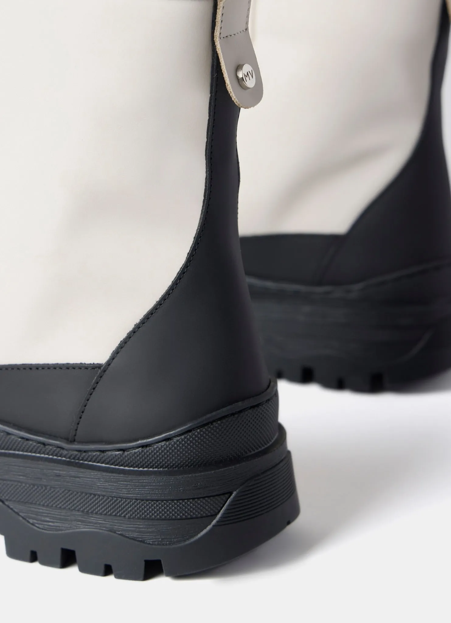 Cream Leather Hiking Boots sold by Mint Velvet product image thumbnail 5