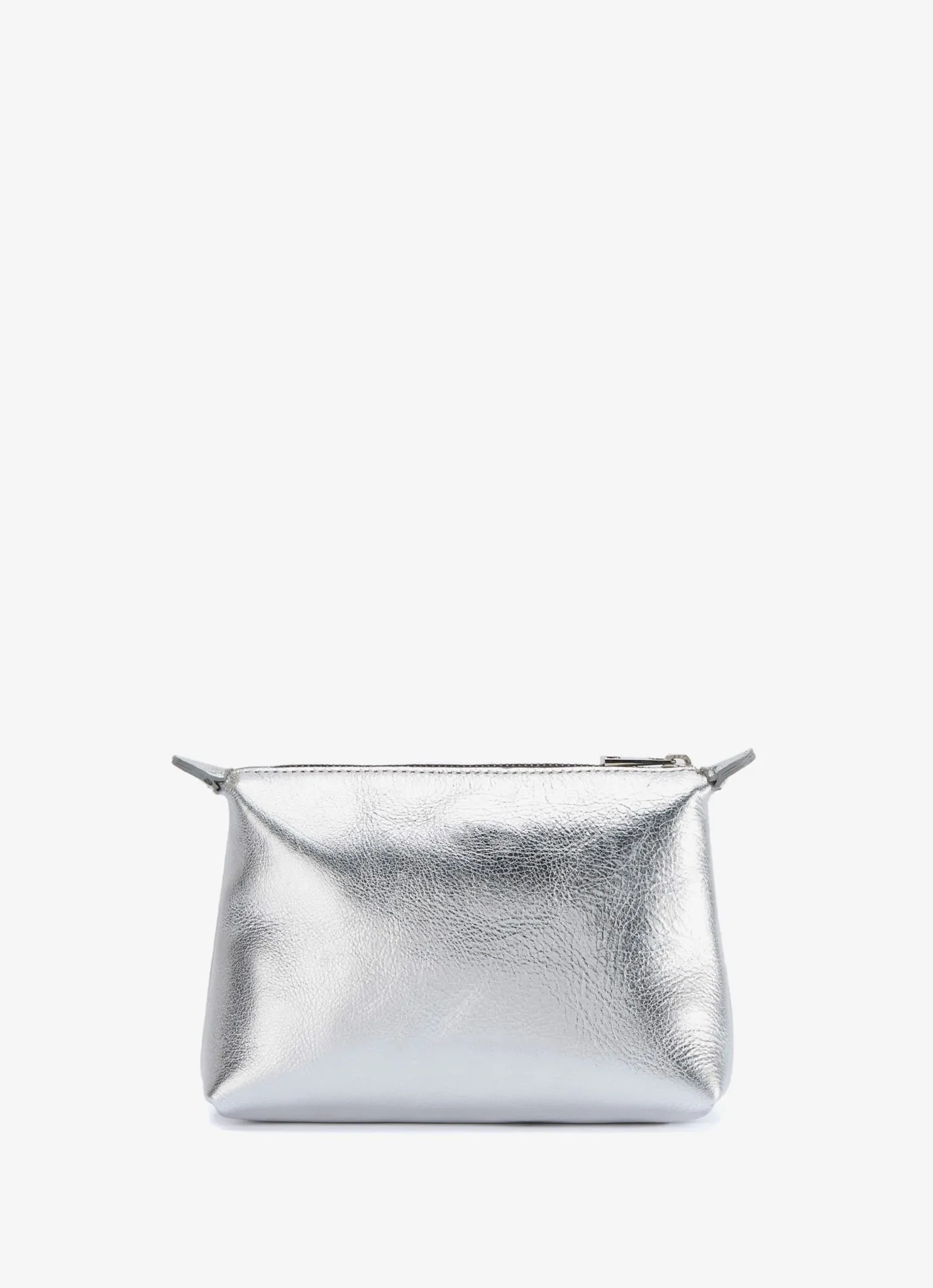 Silver Leather Makeup Bag sold by Mint Velvet product image thumbnail 4