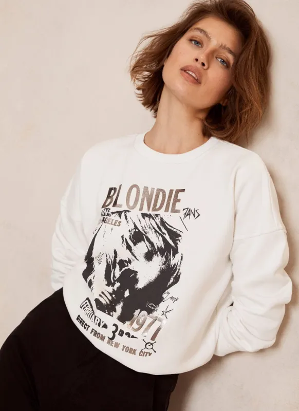 White Blondie Sweatshirt sold by Mint Velvet