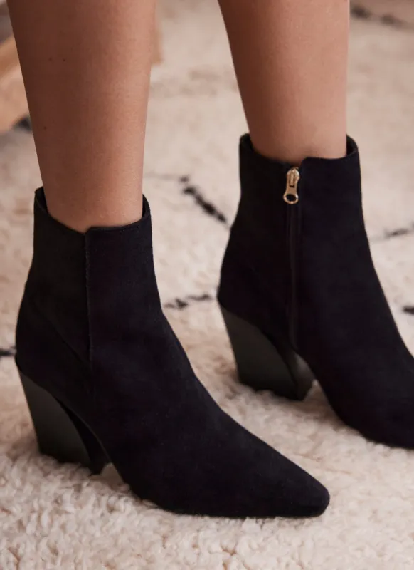 Black Suede Ankle Boots sold by Mint Velvet