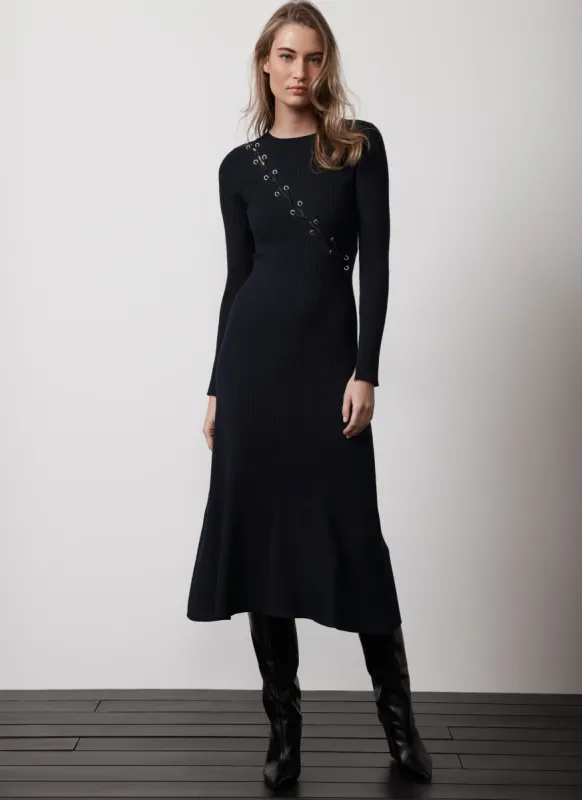 Navy Blue Utility Midi Dress sold by Mint Velvet