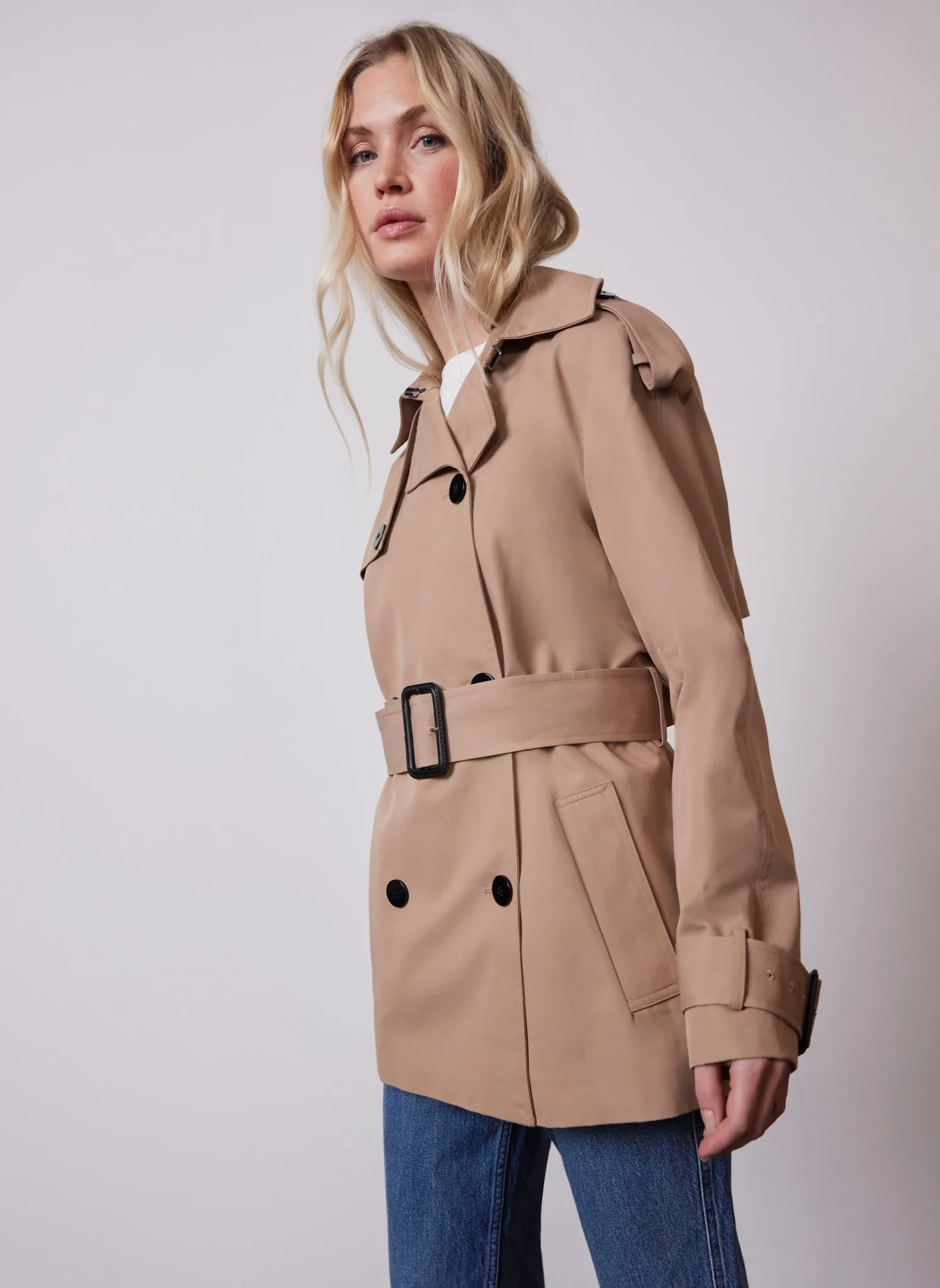 Camel Short Trench Coat sold by Mint Velvet product image thumbnail 2