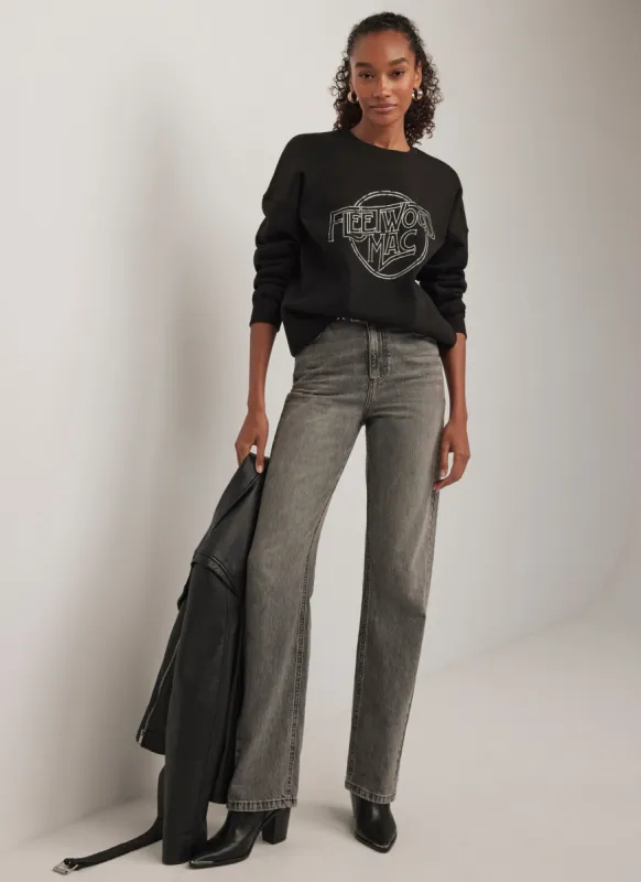 Black Fleetwood Mac Sweatshirt sold by Mint Velvet