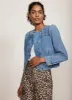 Indigo Puff Sleeve Denim Jacket sold by Mint Velvet