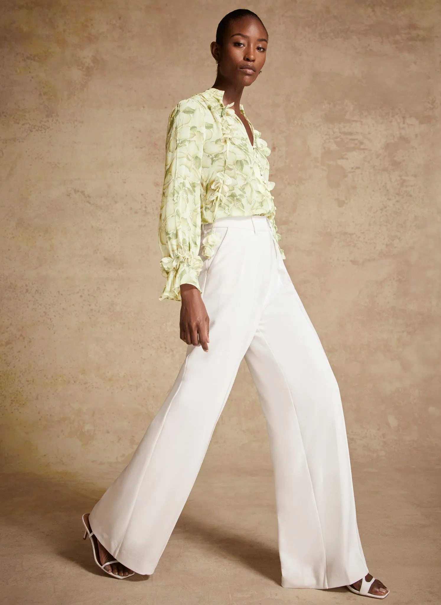 Yellow Floral Print Blouse sold by Mint Velvet product image thumbnail 3